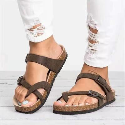 China 2021 New Arrivals HOT Lightweight Rubber Women Sandals PU Jelly Sandals Leopard Print Sandal for sale