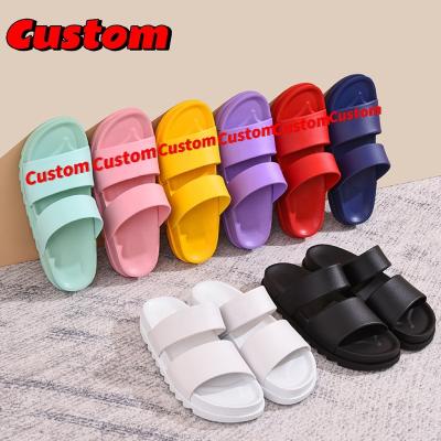 China CUSTOM Anti-Smell Loafers Cross-strap Ladies Sandals Flats Shoes Women Shoes in 2022 Summer Custom PVC Anti Light Spring Logo Outdoor for sale