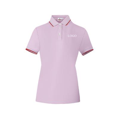 China New Design Good Quality Polo Shirt Anti - Pilling Custom Softness And Breathable Polo Shirts Women for sale