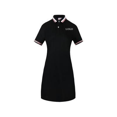 China Factory direct anti-pilling supply polo dress women brand logo custom made women golf polo shirts for sale