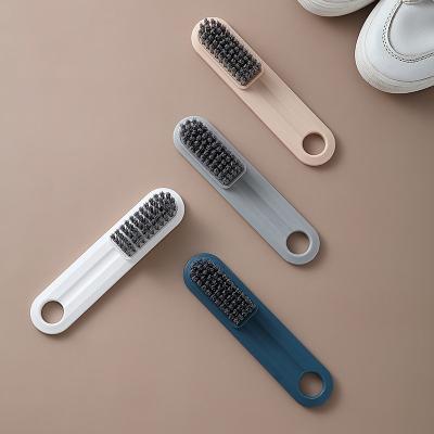 China Durable Plastic Universal Small Shoe Brush Household Cleaning Brush Laundry Hanging Rubbing Brush for sale