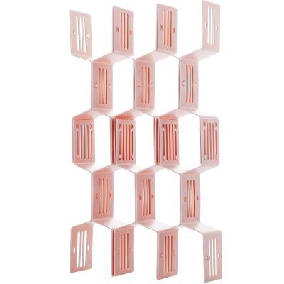 China Japan Style 12 Piece Plastic Drawer Storage Divider Board Combination Underwear Free Socks Organizing Divider Box for sale