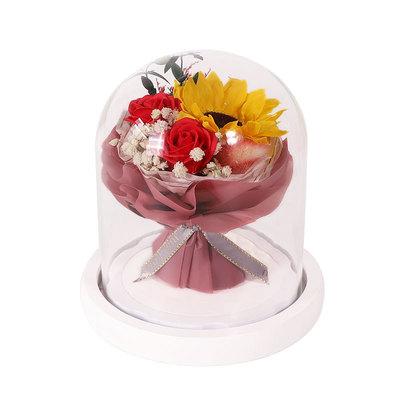 China Preserved Eternal Ecuador Roses Long Lasting Preserved Glass Domes Rose Heads Wholesale (Pink, Red, Blue, Black, Gold. White) for sale