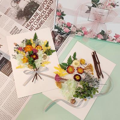 China Hotel Decoration Home Gift Pressed Flowers Dried Flowers Scrapbooking DIY Dried Preserved Flower Decoration Home for sale