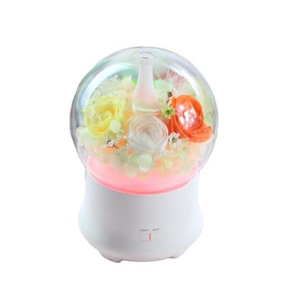 China Yunnan manufacturers wholesale preserved flower humidifier Christmas and Valentine's Day gifts to give girlfriend warm gifts 10*18CM for sale