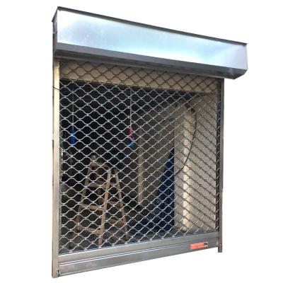 China GALVANIZED Supply Africa Perspective Grills Roller Shutter Accessories Rolling Door Piece for sale