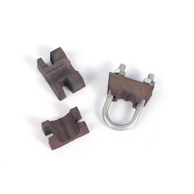 China GALVANIZED Best Selling Professional Good Product Back In Door Running Pipes Clamps Fixing for sale