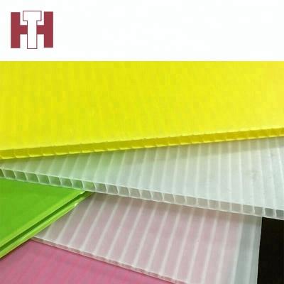 China Recyclable; raincoat ; 2mm 3mm 4mm 5mm 6mm PP Lightweight Plastic Hollow Corrugated Sheet for sale