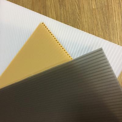 China Recyclable; raincoat ; lightweight polypropylene pp corrugated sheet 2mm for sale