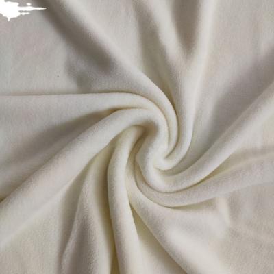 China Breathable Custom Colors Solid Plain Side Brushed Micro Fleece 100% Polyester 150/144 Plain Color Can Be Set Fleece Fabric for sale