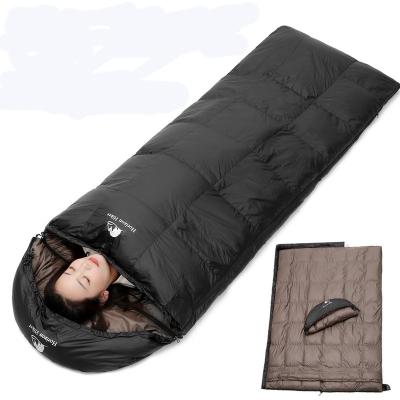 China Envelope Type Outdoor Camping Ultralight Waterproof Schlafsack Envelope High Quality Goose Down Duck Down Sleeping Bag for sale