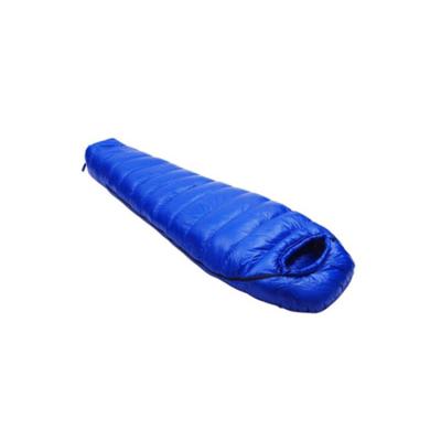 China High Quality Soft Texture Mummy Down 400 Winter Double Infrared Down Sleeping Bag for sale