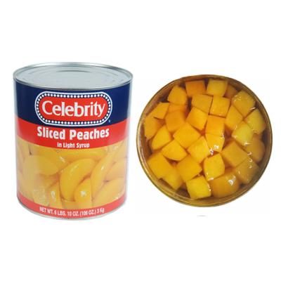 China 820g canned peaches in light syrup canned peach sale in Greece for sale