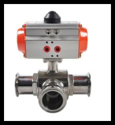 China Rotary Sus 316 Pneumatic Piston Actuator 2 Bar-8 Bar for sale