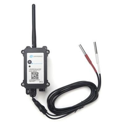 China M2M IoT Dragino wireless LoRaWan IoT D22-LB 2 probes new version outdoor temperature sensor for smart building for sale