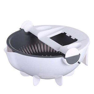 China Viable Amazon Kitchen Tools Multifunctional 9 In 1 Onion Chopper Cutter And Slicer With Manual Vegetable Drain Basket Strainer for sale