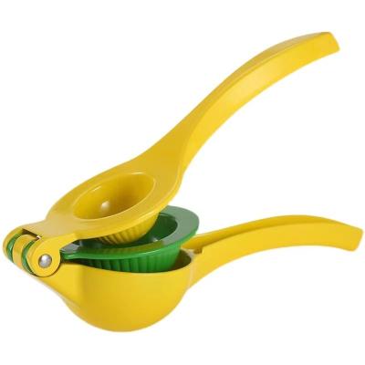 China Viable Metal Lemon Squeezer Held Double Bowl Manual Lemon Squeezer Citrus Squeezer Orange Kitchen Fruit Tools for sale