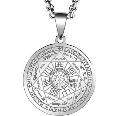 China Other Wholesale Stainless Steel Commemorative Talisman Amulet Chain Pendant for sale