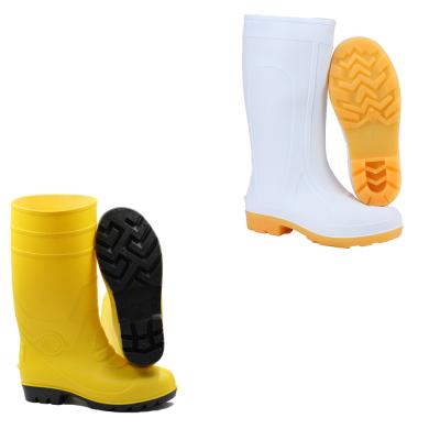 China Lightweight Agriculture Men PVC Rain Boot Waterproof Unisex Rubber Boots Tall For Construction Manufacturer for sale