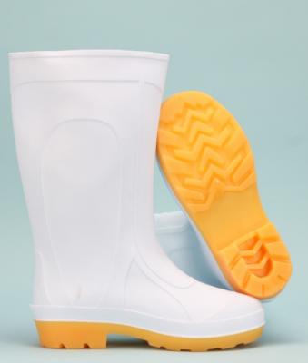 China Food Industry Lightweight Men PVC Rain Boot Waterproof Unisex Rubber Boots High For Construction Manufacturer for sale