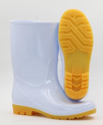 China Lightweight High Quality Cheap PVC Rain Work Wellington Gum Boot Waterproof Rubber For Man Construction for sale