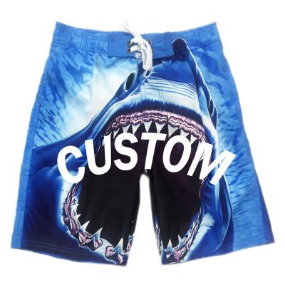 China OEM Breathable Custom Kids Swim Shorts Sublimation Shark Beach Pants Board Abbreviations Boy Beach Boys Short Breathable Swimming Shorts for sale