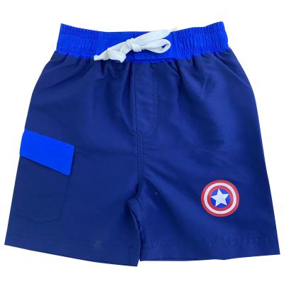 China Summer Beach Pants Kids Swimwear Breathable Customized Quick Dry Panel Shorts Wholesale Boys Swimming Shorts Solid Color OEM Boys Shorts for sale