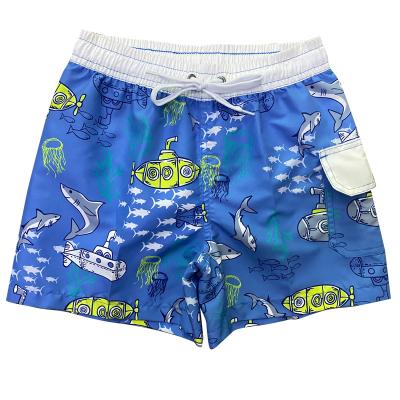 China Breathable Custom Blank Print Panel Shorts Kids Summer Beach Wear Surfing Pants Swimming Wears Casual Elastic Waistband Shorts OEM Boys Shorts for sale