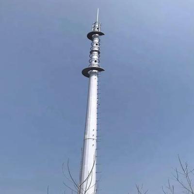 China Top Load Steel Heavy Pneumatic Military Telescopic Mast For Telecommunication Galvanized Steel Tower for sale