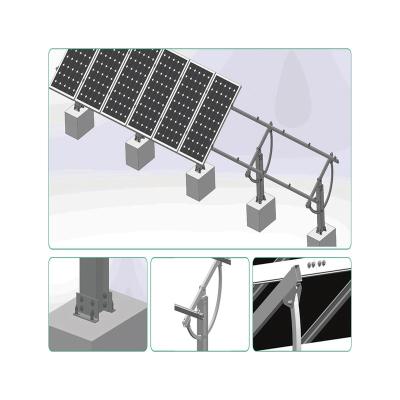 China Factory Direct Custom Cheap Price Steel Photovoltaic Ground Bracket Photovoltaic Accessories for sale