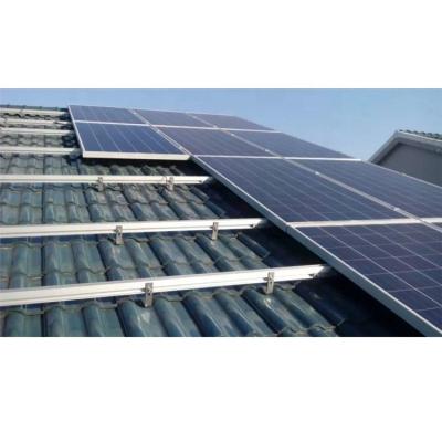 China Product Good Quality PV Rack Solar Panel Steel Photovoltaic Top Support Framed Steel Roof Structure With Customized for sale