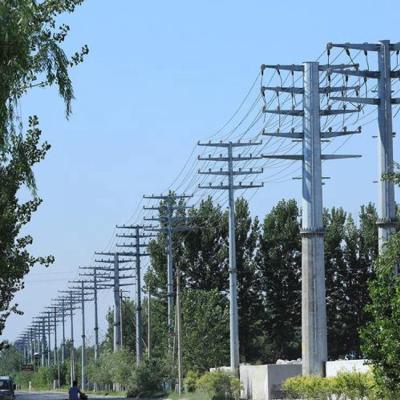 China Steel Hot Dip Galvanized Electric Power Line Steel Tower for sale