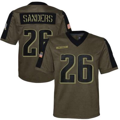 China QUICK DRY American Football Jersey Shirts 2021 Salute To Service Limited #16 Goff #97 Bosa #12 Rodgers San for sale