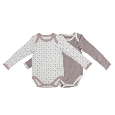 China Bebés Pequeños Designs de botones 100% de algodón Tejido Set de verano Ropa para bebés en venta