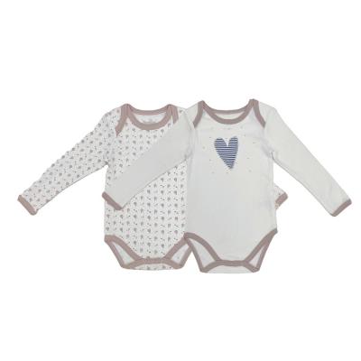 Chine Soutien personnalisé Tricotage Design à boutons cassés Coton biologique Boutique Cute Baby Rompers à vendre