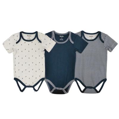 China 100% katoenen nieuwgeboren baby kleding cadeau set korte mouwen rompers voor 0-36 maanden Te koop