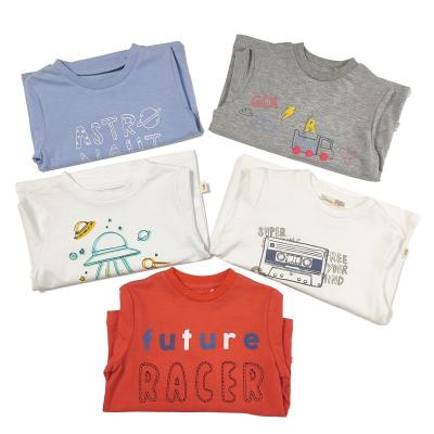 Chine T-shirts pour bébés unisexe à manches longues en automne de style décontracté avec logo personnalisable à vendre