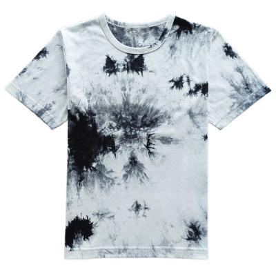 China 100%Cotton Soft Hand Feel Children's T-shirt Short Sleeve Style Tie Dye Kid's T-shirt for sale