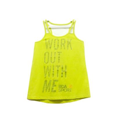 China Lichte 140-210 gram dames singlet top gemaakt van 100% katoen voor casual sport Te koop