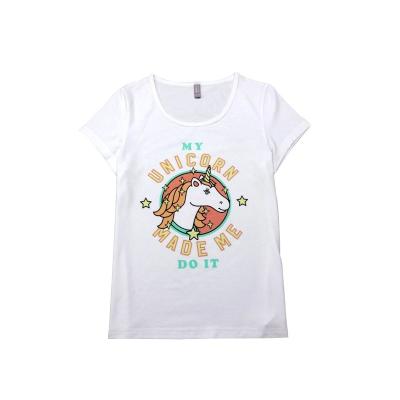 China Plus Size Print Women T-shirt with Short Sleeve in Fashion Design and Eco-Friendly for sale