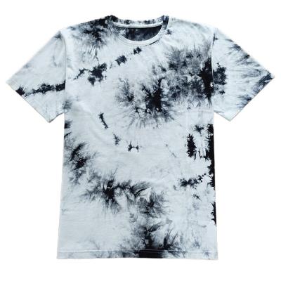 China Volwassenen Tie Dye Printing Mensen T-shirt met zachte handgevoel en 100% katoenen stof Te koop