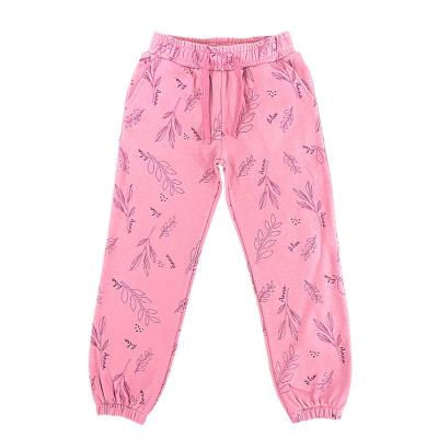 Cina 100% cotone Pantaloni da ragazza Pantaloni casual Pantaloni stile Stampa Modello Tipo Soft Full Print in vendita