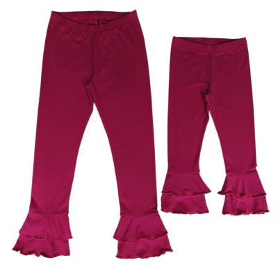 China Leggings meisjes stijl mode kinderen maat kleine meisjes zacht met ruffle leggings Te koop