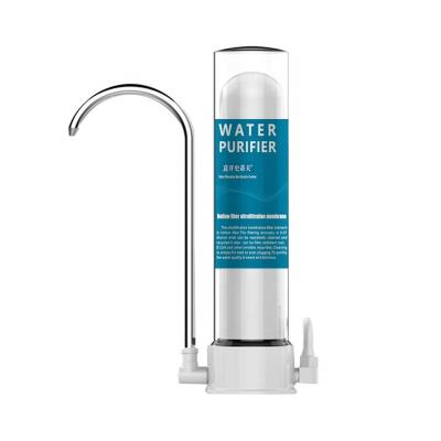 China Easy Operation Single stage Stainless Steel Water Purifier/high quality Stainless Steel Faucet Tap water filter for Kitchen for sale