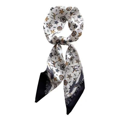 China 2022 Luxury Middle New Style Design Silk American European American Twill 7cm*120cm Ladies Women Bag Strap Hair Band Ribbon Small Scarf for sale