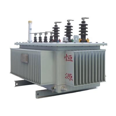 China Industrial Power Supplies 3ph Distribution Protection Mounted Transformer SH15-630KVA Oil Immersed Amorphous Alloy Core Distribution Transformer for sale