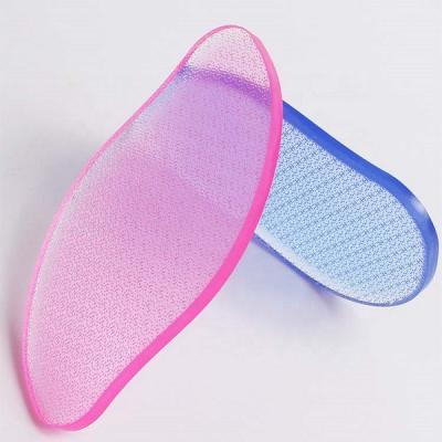 China Reusing Transparent Blue Plastic Handle Mango Shape Glass Foot Top Selling Folder for sale