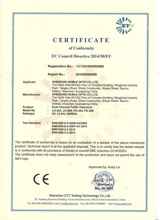 CE - Shenzhen Noble Opto Co., Ltd.