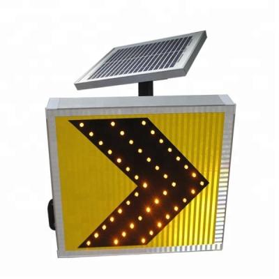 China Professional Road Safety Manufacturer Solar Panel Arrow Sign Post for Traffic Safety for sale