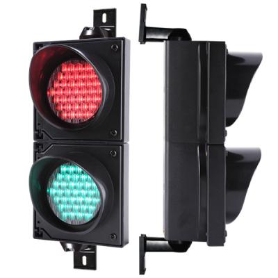 China Parking lot 100mm red green 12/24v traffic light signal head led traffic lights on sale for sale